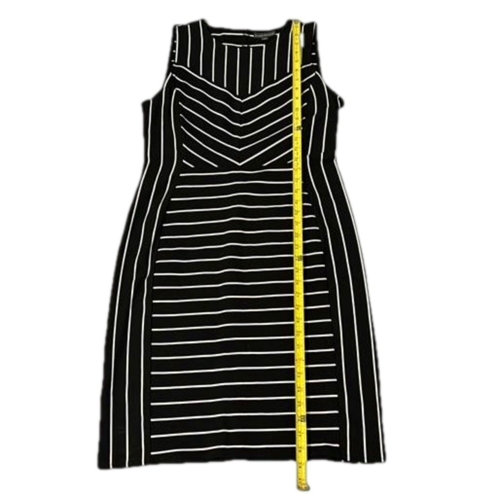 Bold Elements Bodycom Dress, Size L, Black & White Stripes - Picture 10 of 10